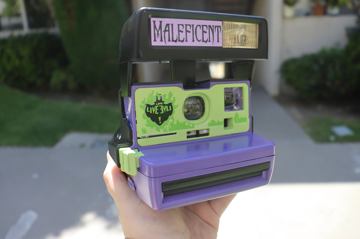 Maleficent Polaroid Camera