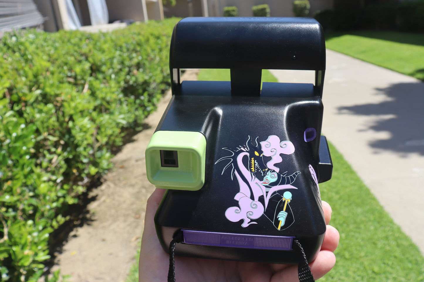Maleficent Polaroid Camera