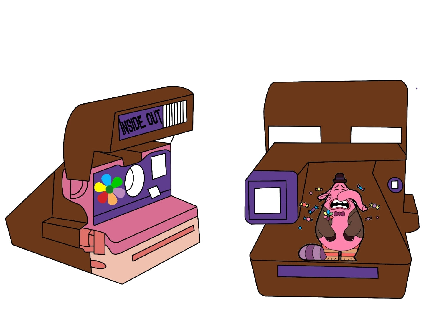 Inside Out Bing Bong Polaroid Camera Pre-Order