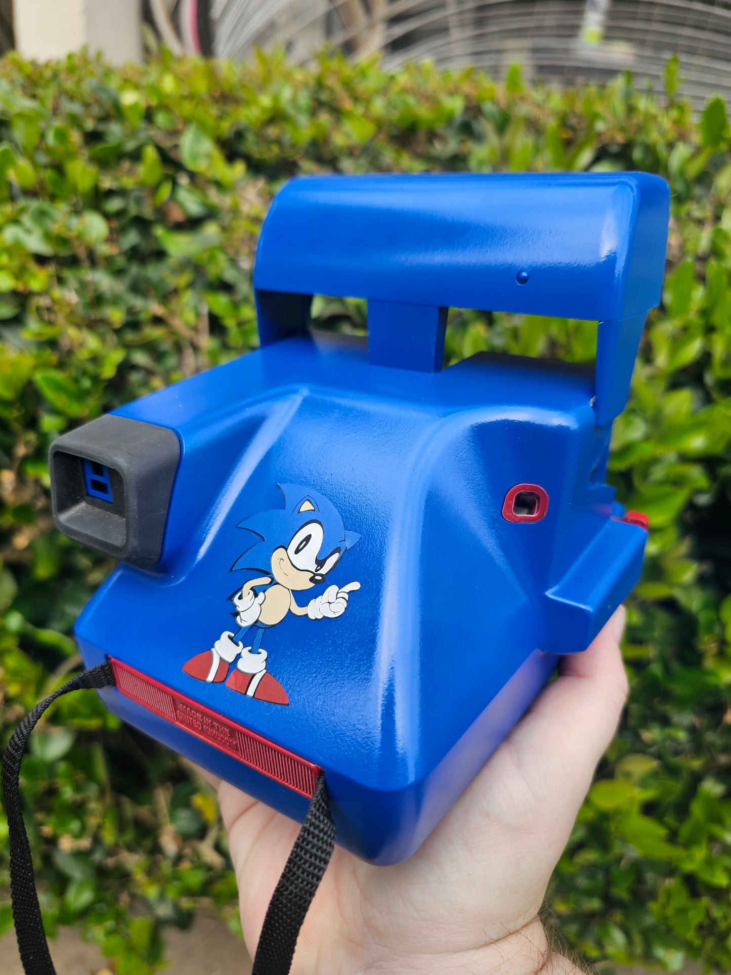 Sonic The Hedgehog Polaroid Camera