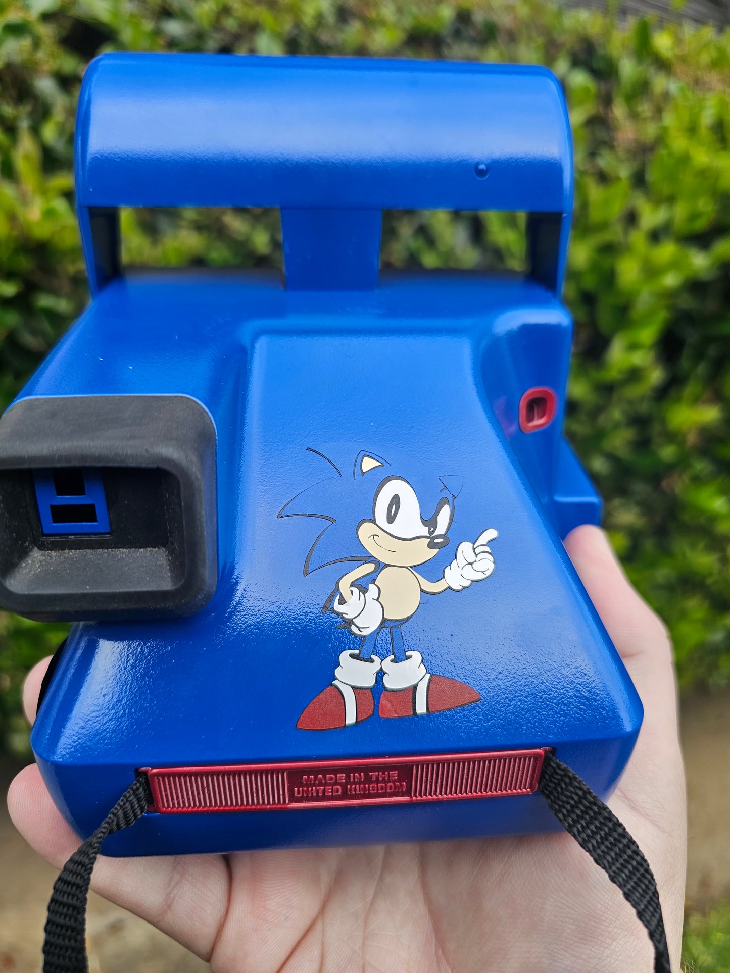 Sonic The Hedgehog Polaroid Camera