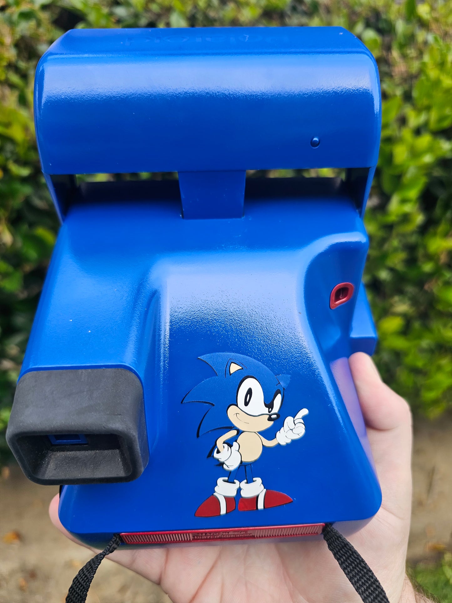 Sonic The Hedgehog Polaroid Camera