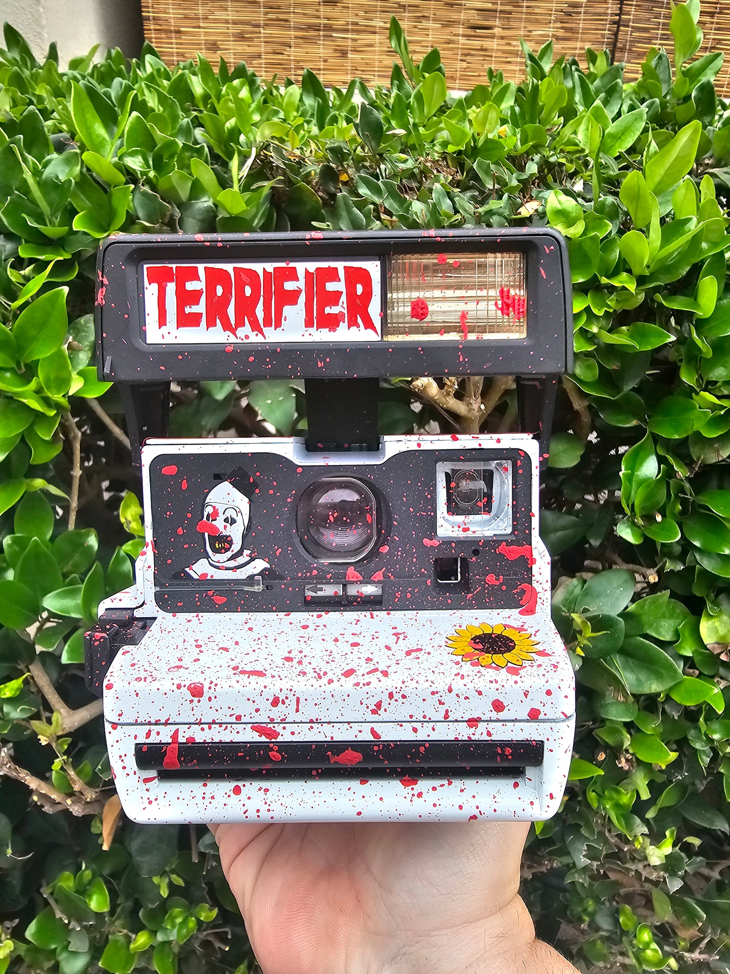 Terrifier Art The Clown Polaroid Camera