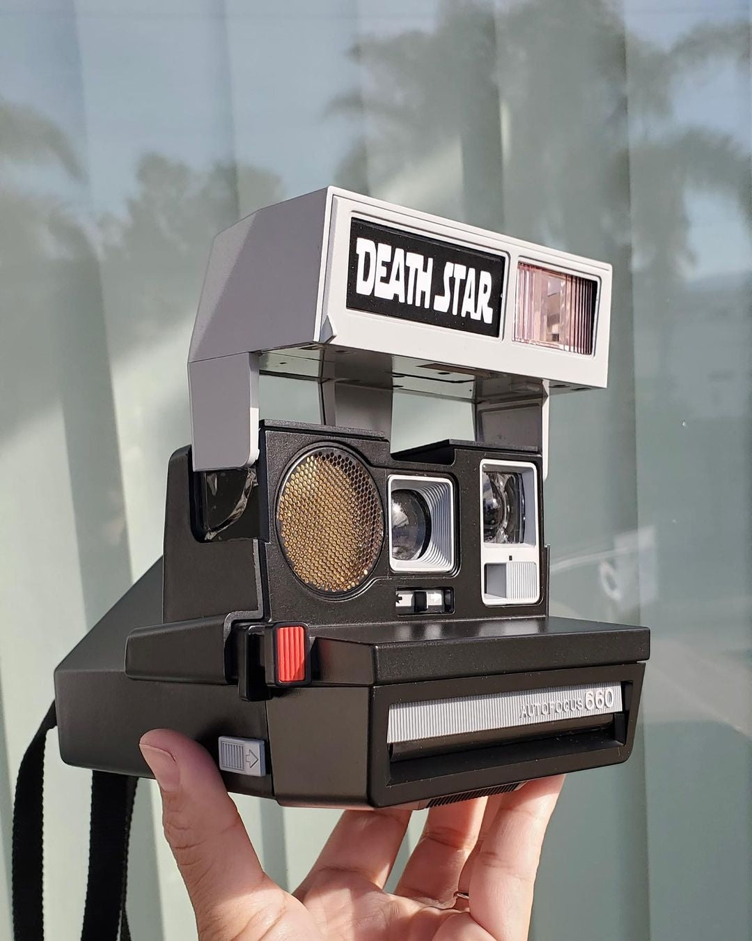 Death Star Polaroid Camera