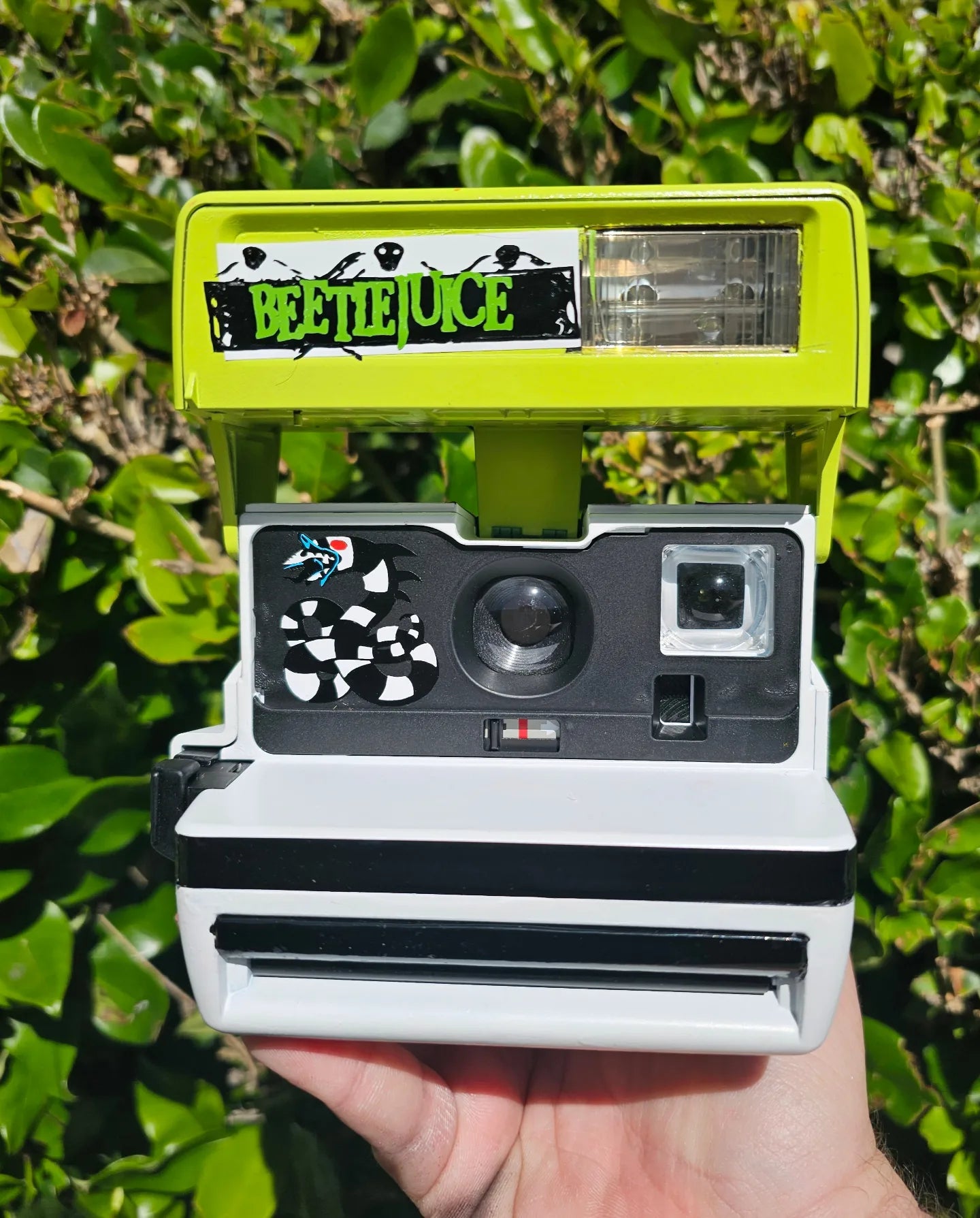 Beetlejuice Adam and Barbara Polaroid Camera