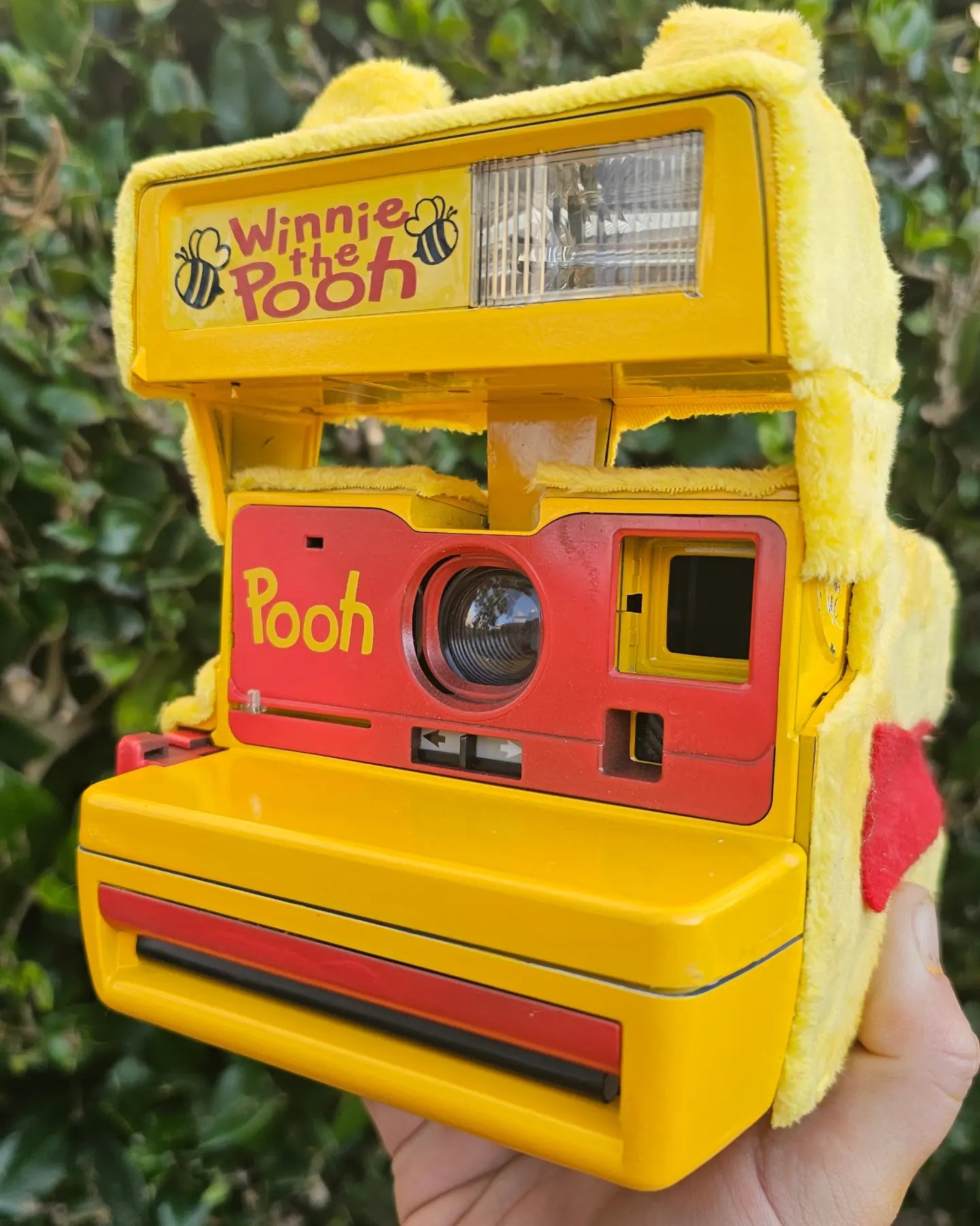 Winnie The Pooh Fuzzy Polaroid Camera