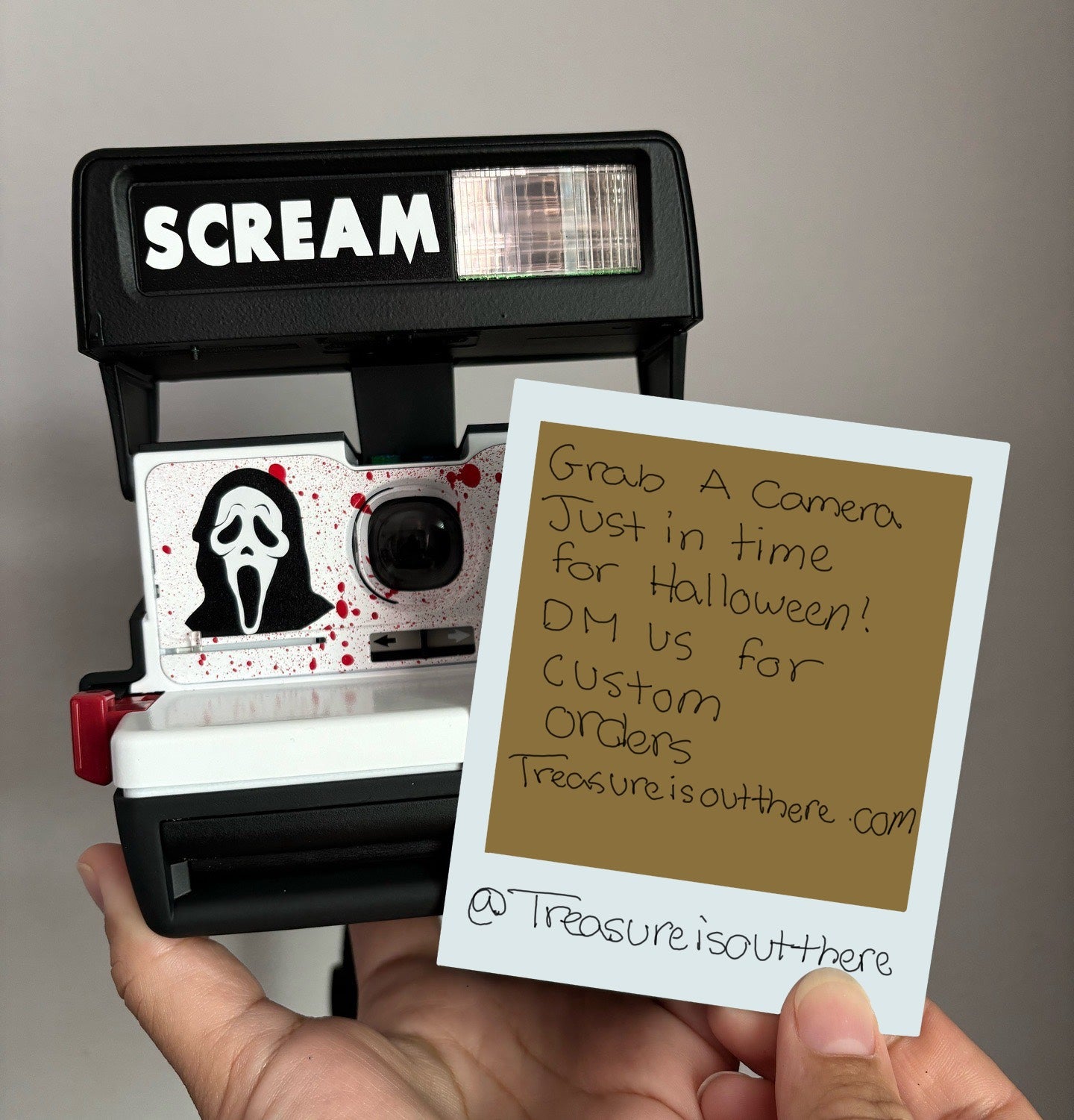 Scream Ghostface 3.0 Polaroid Camera