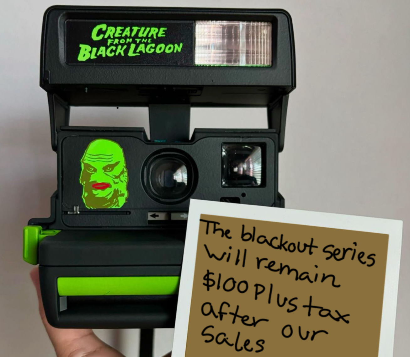 The Creature From The Black Lagoon Polaroid Camera