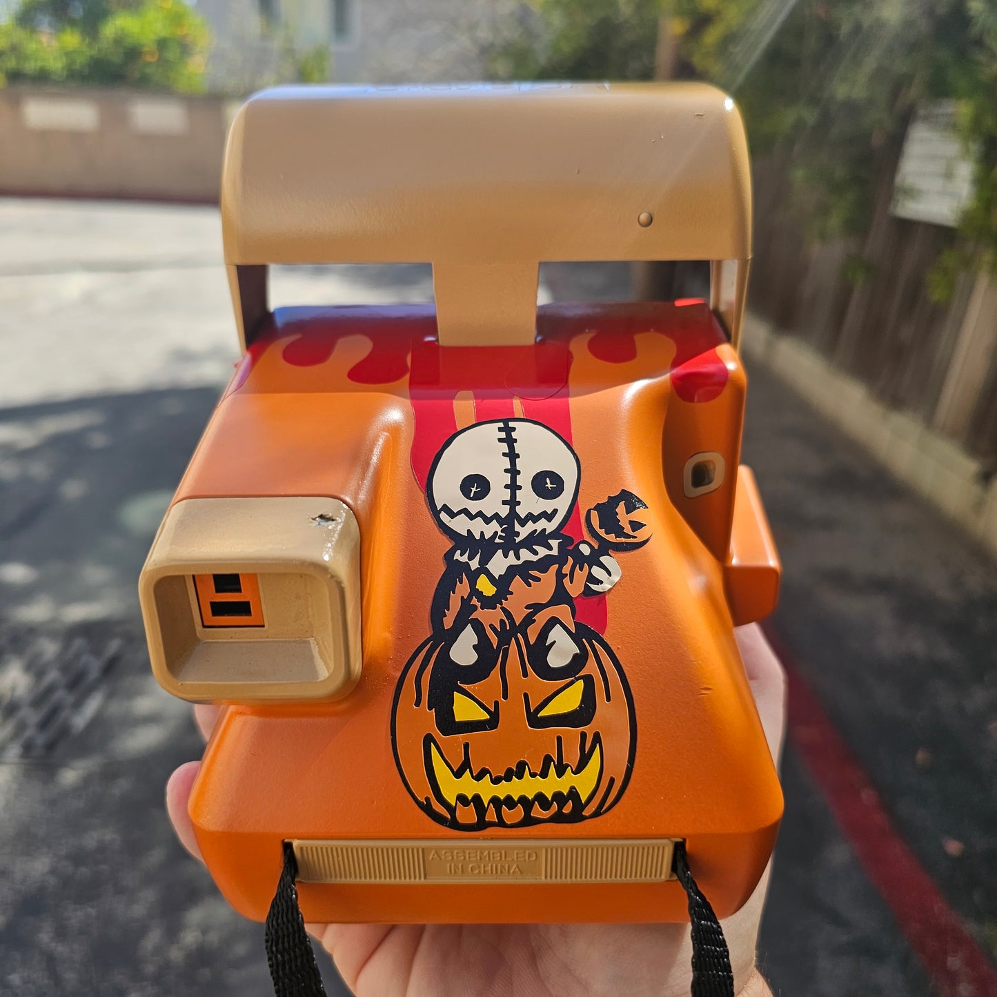 Trick R Treat Sam Polaroid Camera