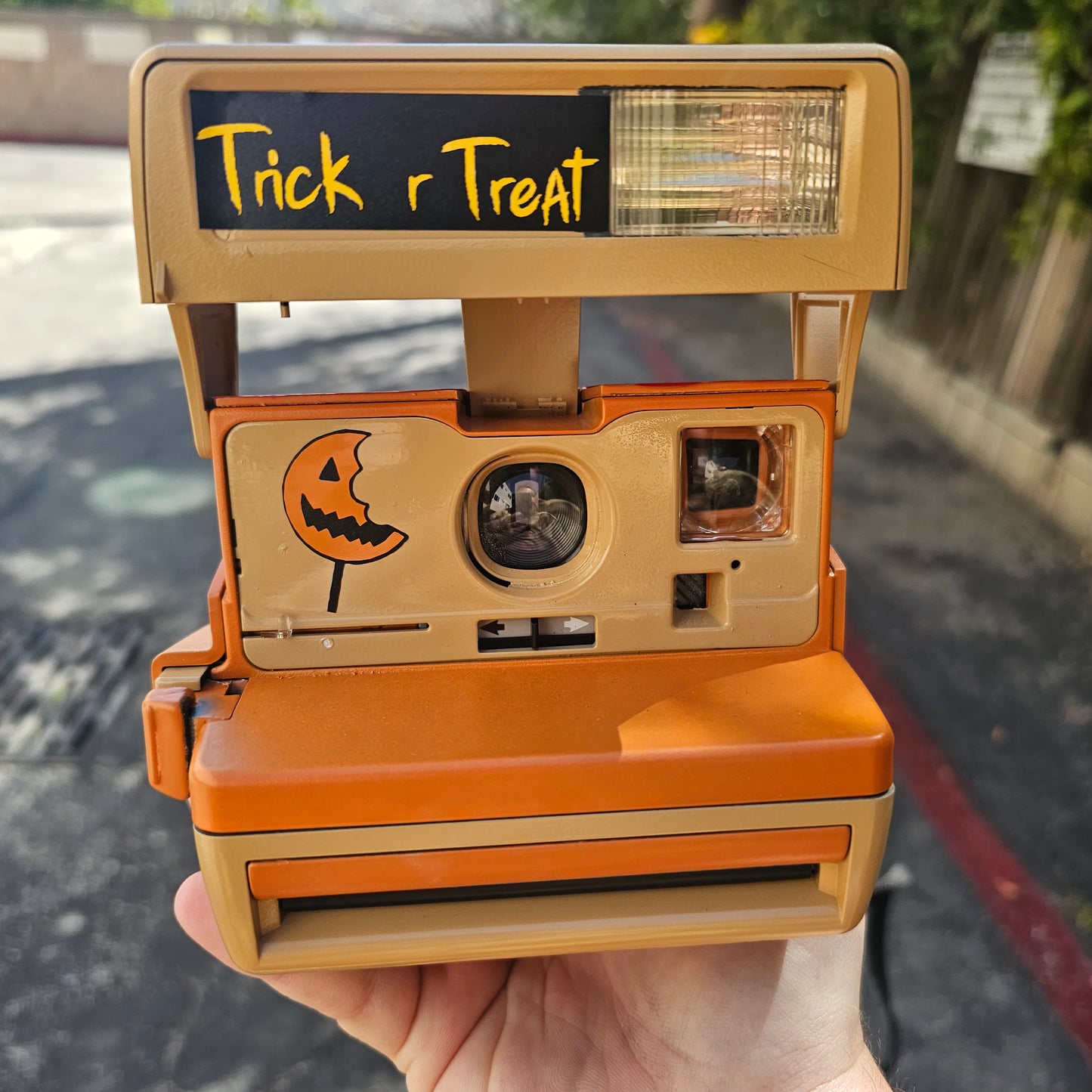 Trick R Treat Sam Polaroid Camera