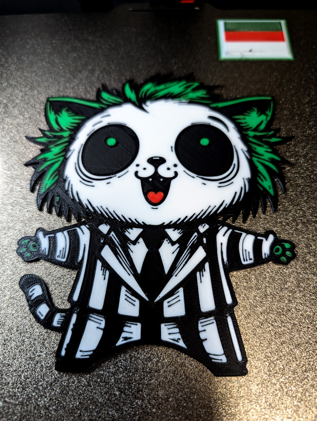 Beetlejuice Cat Wallart