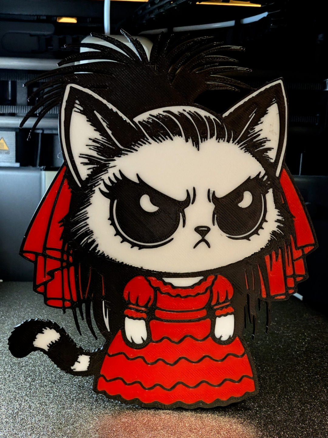 Lydia Deetz Cat Wallart