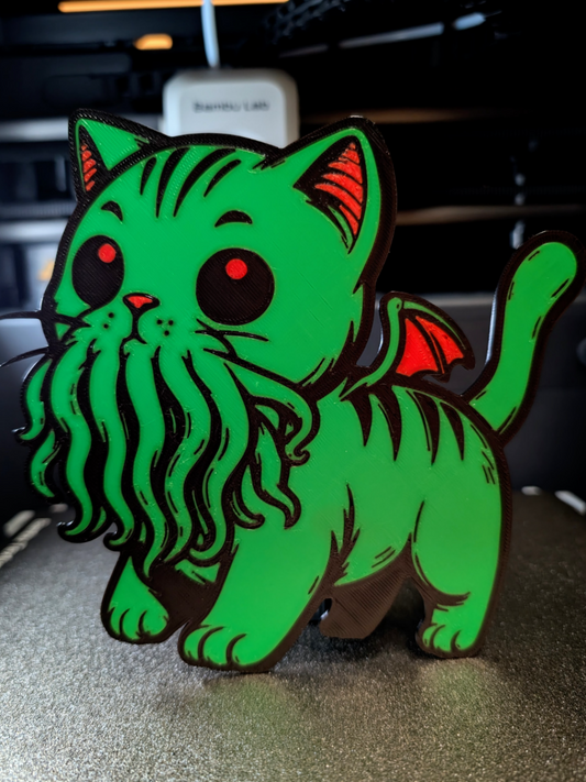 Cthulhu Cat Wallart